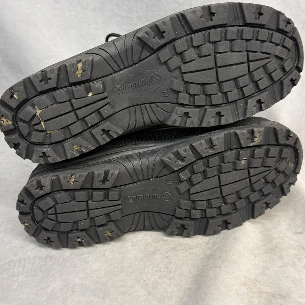 Northside Snow Boots Mens Size 10 Brown Leather Thermolite‎ Insulated Winter